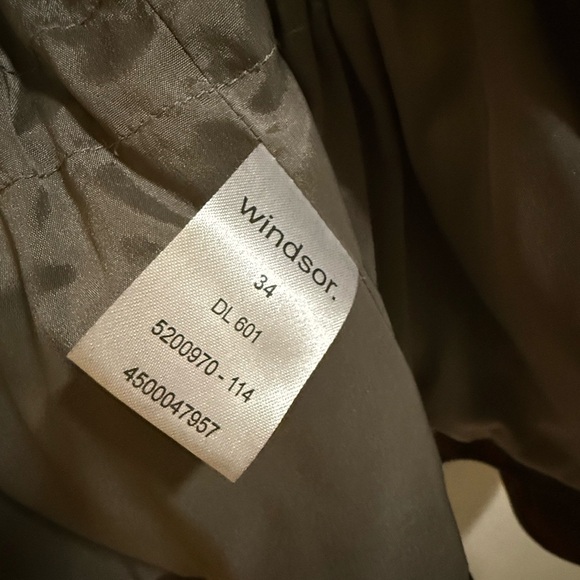 Windsor Brown Suede Moto Jacket Size 34 - Picture 7 of 9